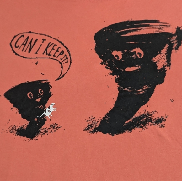 Can I keep it? Little Tornado Catches A Cow and asks the question to Big Tornado - Picture 2 of 10